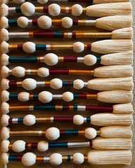 Colorful Modern Macrame Fiber Art Wall Hanging