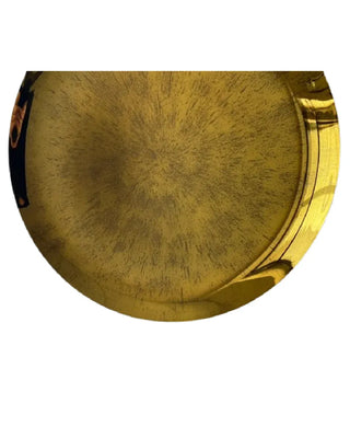 Concave Antique Gold Wall Mirror