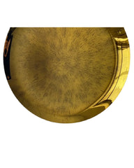 Concave Antique Gold Wall Mirror