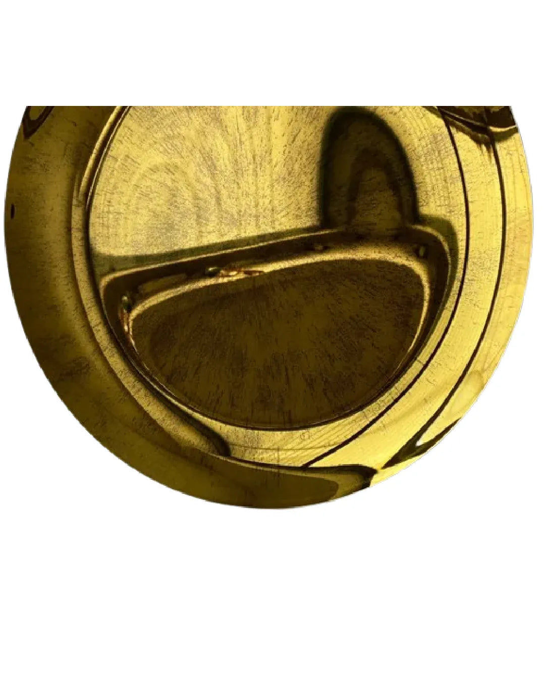 Concave Antique Gold Wall Mirror