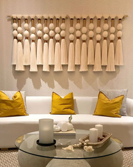 Handcrafted Modern Tassel Wall Hanging