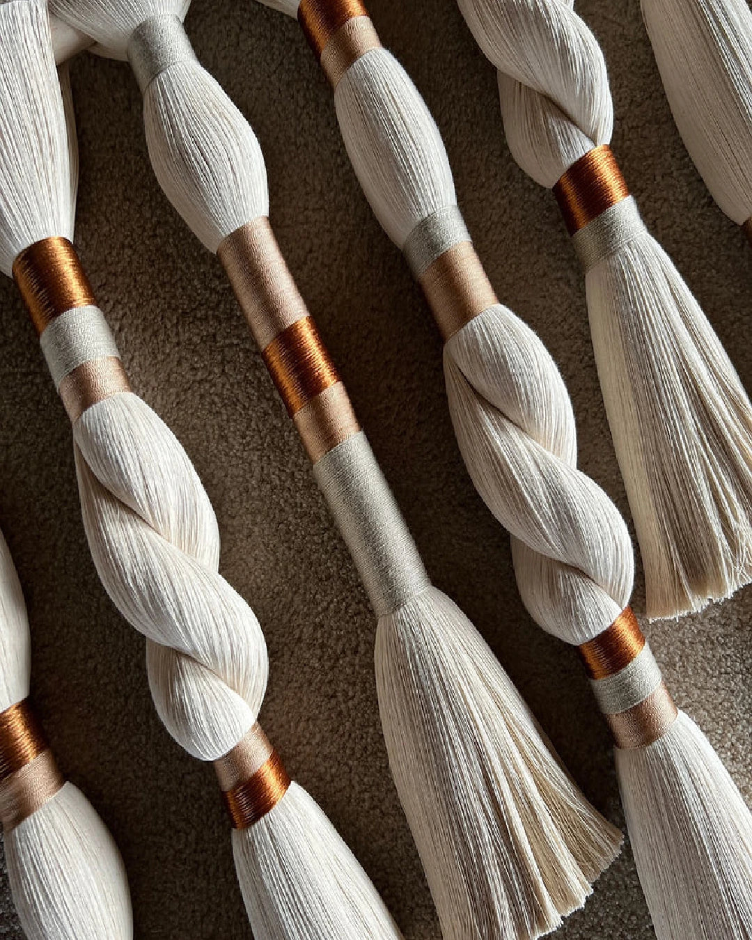 Handcrafted Yarn Tassel Wall Hanging