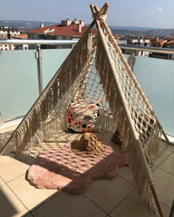 Macrame Wigwam / Macrame Teepee / Macrame Tent / Macrame Photo