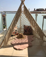 Macrame Wigwam / Macrame Teepee / Macrame Tent / Macrame Photo