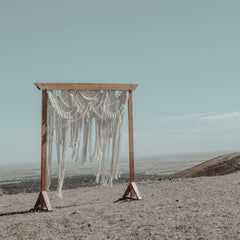 Handmade Macrame Wedding Backdrop Macrame Wedding Arch Arbor, Macrame Door Hanging
