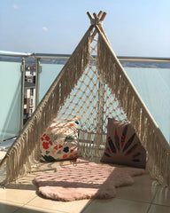 Macrame Wigwam / Macrame Teepee / Macrame Tent / Macrame Photo