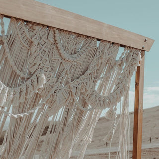 Handmade Macrame Wedding Backdrop Macrame Wedding Arch Arbor, Macrame Door Hanging