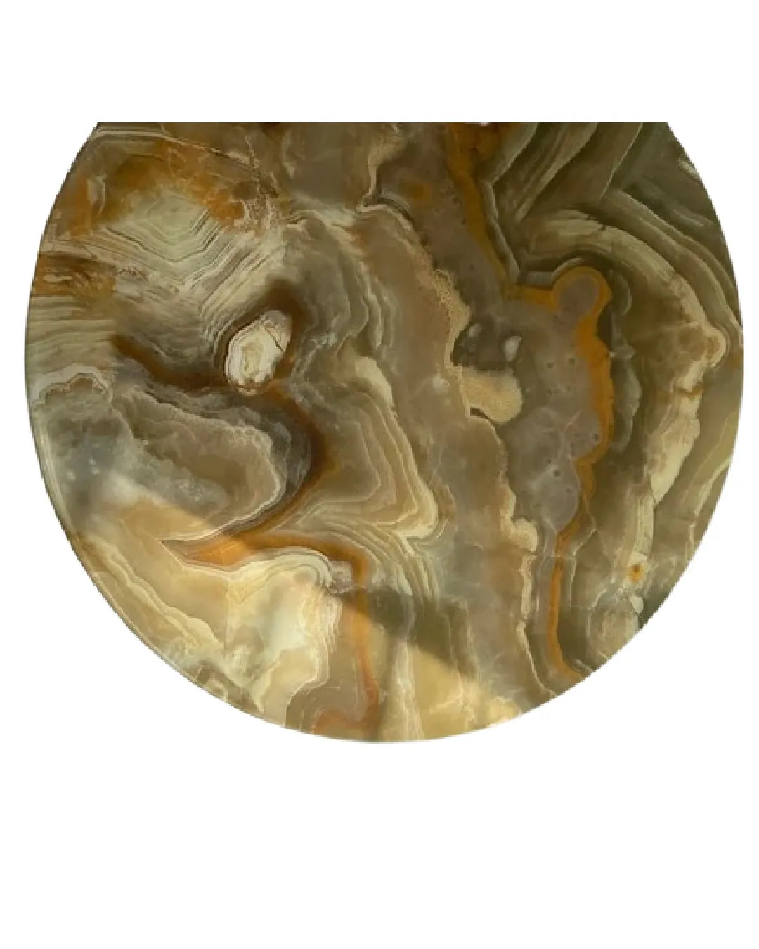 Concave Marble Pattern Wall Mirror