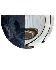 Concave Blue Marble Split Wall Mirror