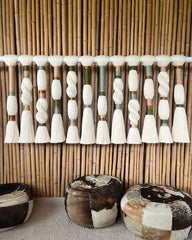 Bohemian Fiber Art Wall Hanging