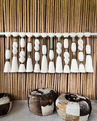 Bohemian Fiber Art Wall Hanging