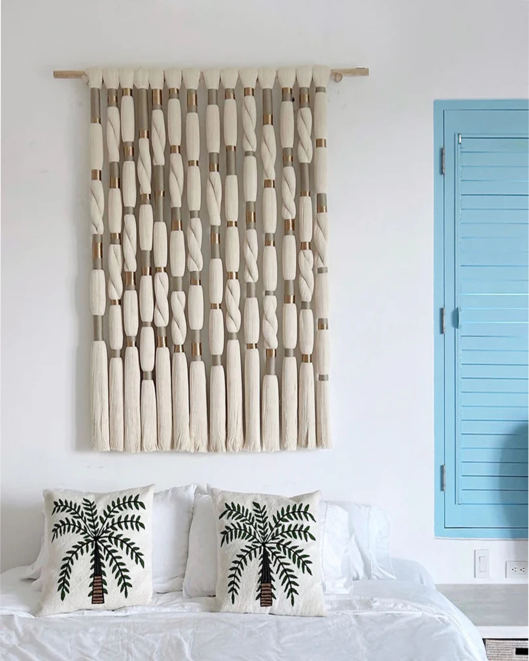Coastal Fiber Art Wall Hanging