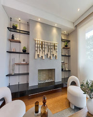 Contemporary Neutral Textile Wall Hanging