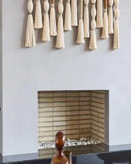 Contemporary Neutral Textile Wall Hanging