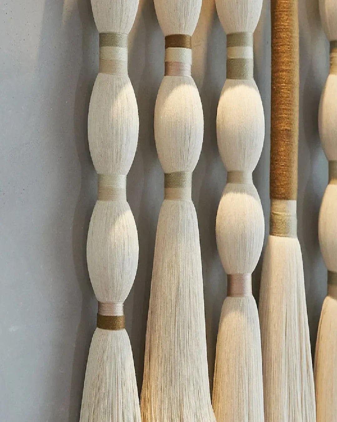 Contemporary Neutral Textile Wall Hanging
