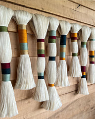 Color-Block Thread Wrapped Tassels