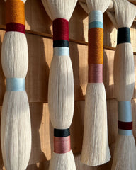 Pastel Multi-Color Fiber Art Wall Hanging