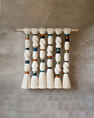 Minimalist Yarn Tassel Fiber Art