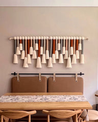 Staggered Tassel Wall Hanging