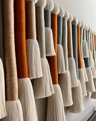Staggered Tassel Wall Hanging