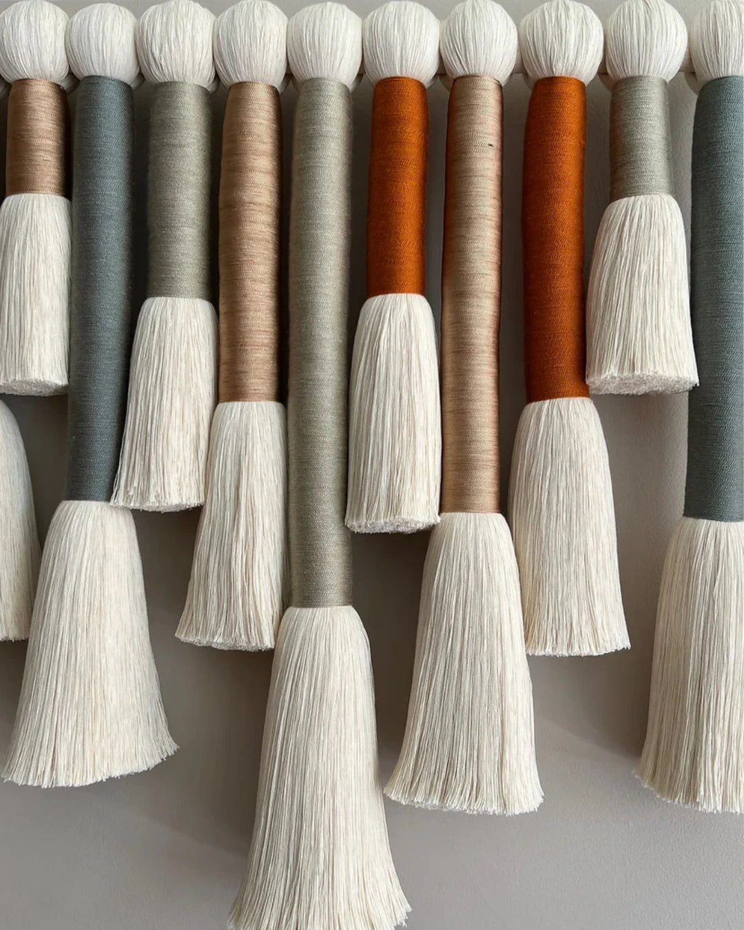 Staggered Tassel Wall Hanging
