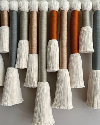Staggered Tassel Wall Hanging
