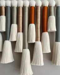Staggered Tassel Wall Hanging