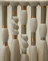 Neutral Fiber Art Hanging Tapestry