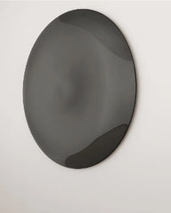 Convex Oval Smoked Grey Wall Mirror