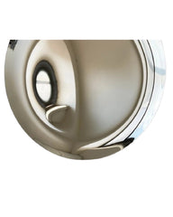 Polished Stainless Steel Convex Round Wall Mirror