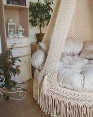 Macrame Swing Swing Bed indoor Hammock Chair Hanging Hammock Swing Set