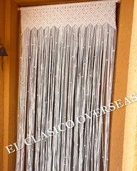 Wall and Window Door / Macramé Wall Curtain / Macrame Boudoir Decor