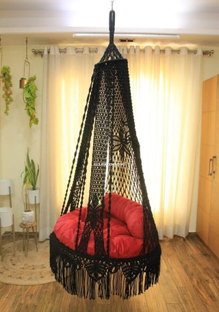 Beautiful Macrame Swing, Swing Bed, indoor Hammock, indoor Swing Chair